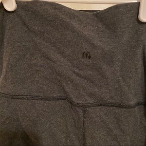 LULULEMON super soft gray high-waited leggings!